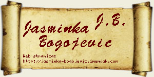 Jasminka Bogojević vizit kartica